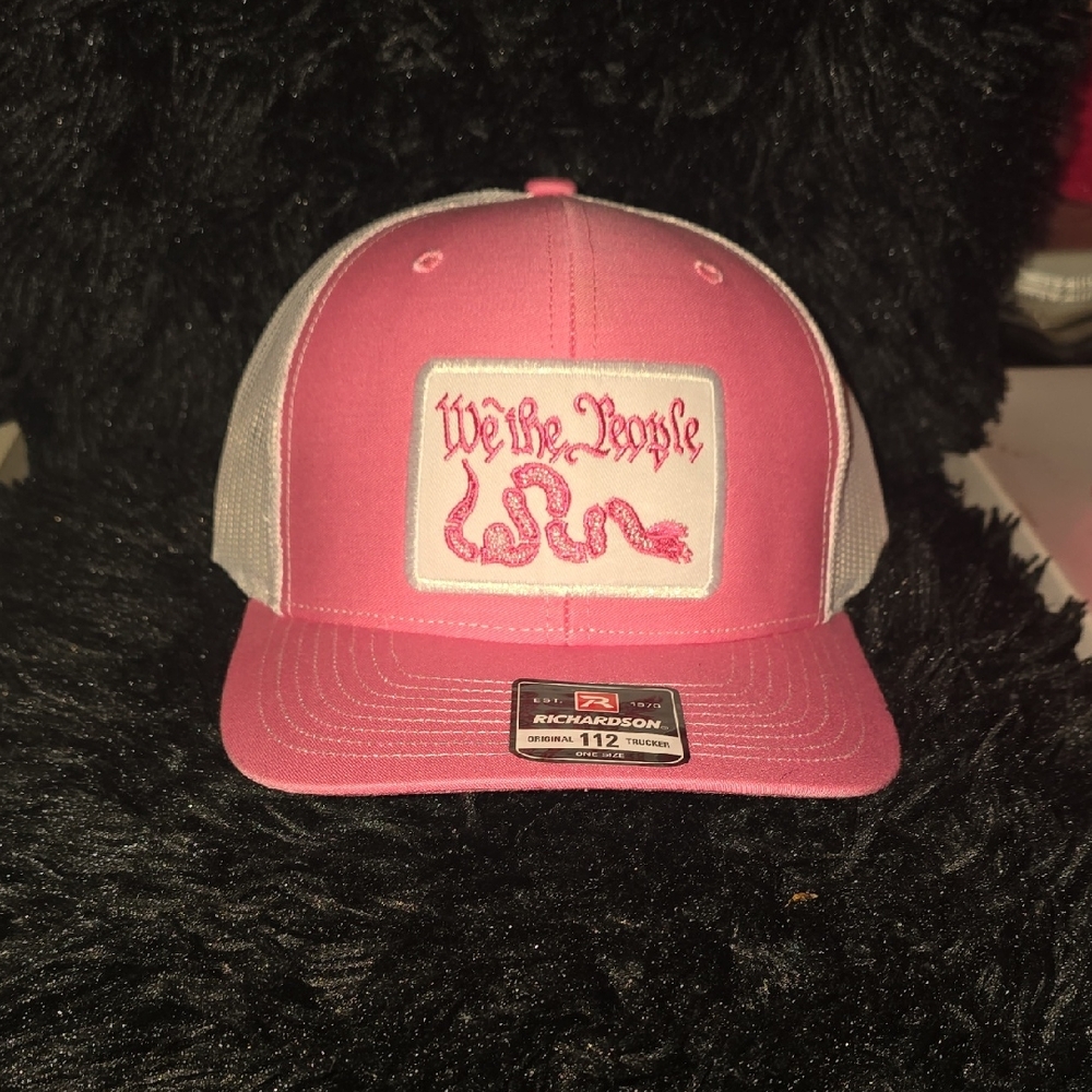 Richardson Pink and White Women's Cap